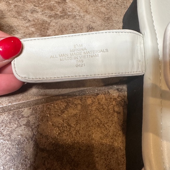Marc Fisher Slip On Open Toe Sandals Size 8.5 - Picture 6 of 11
